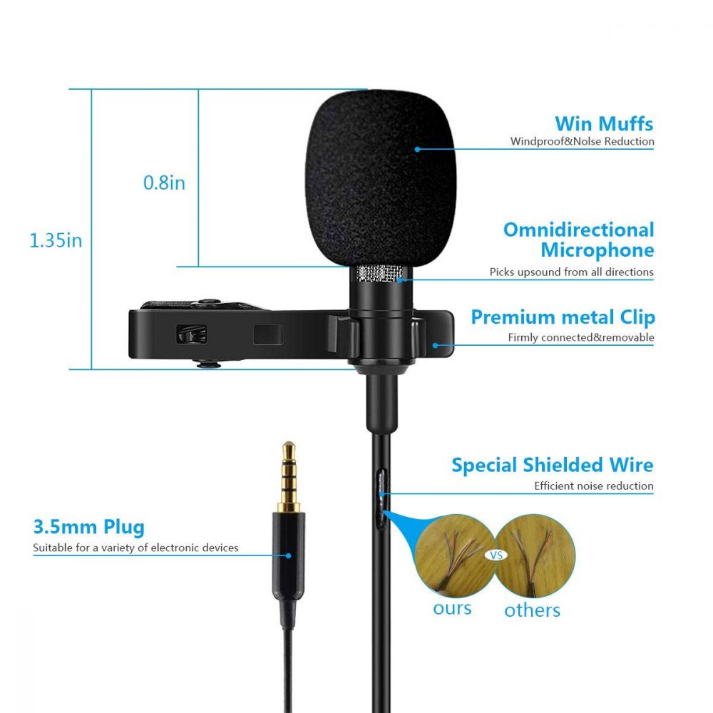 Smashtronics – Collar Clip Microphone Omnidirectional Mic – smashtronics